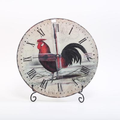 China Best Selling Antique Classy Home Design Style Sublimation Decorative Printable Wall Clock for sale