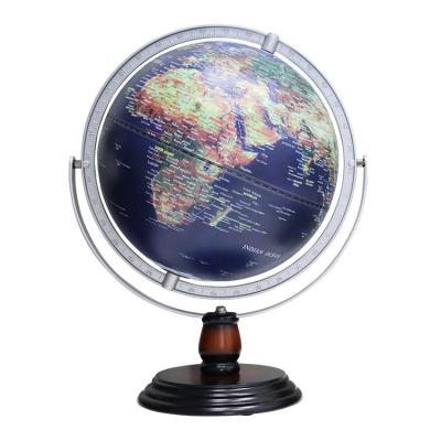 China Art Deco 30cm World Globe Illuminated AR Globe with Stand Educational LED Augmented Reality Earth Globe for Kids Learning for sale