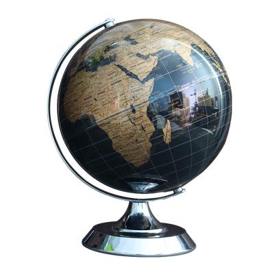 China Art Deco 25cm World Globe Illuminated AR Globe with Stand Educational LED Augmented Reality Earth Globe for Kids Learning PC-1049HG7 for sale