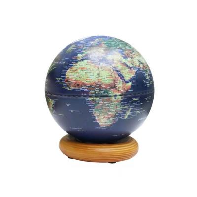 China Art Deco Custom Logo Promotional 8 Inches Floating 20Cm World Earth Desktop Globe For Kids for sale