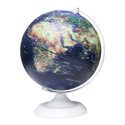 China Art Deco 13cm World Globe Illuminated AR Globe with Stand Educational LED Augmented Reality Earth Globe for Kids Learning PC-549HM for sale