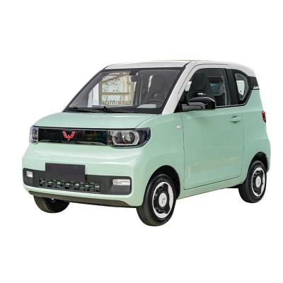 China Speed Wuling Hongguang MINI EV 2022 4 zitplaatsen 0KM tweedehands 4 wielen Stad snellaadmachine Elektrische auto's Gebruikte voertuigen Te koop