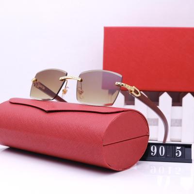 China Fashion Sunglass Sunglasses 2023 Wholesale Luxury Fashionable Shade Rimless Sunglasses Men Women Sun Glass Shades for sale