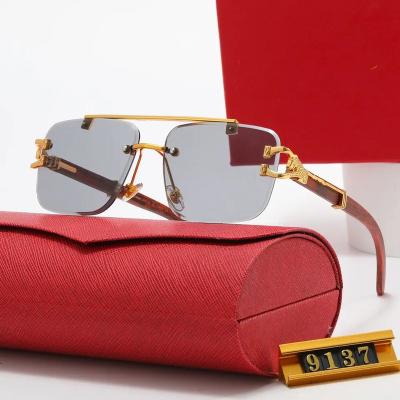 China Fashion Sunglass Sunglasses 2023 Wholesale Luxury Fashionable Shade Rimless Sunglasses Men Women Sun Glass Shades for sale