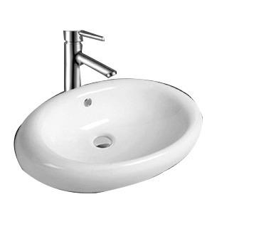 China Sustainable Fashion Cheap Ceramic Vitreous China Wall-hung Basin for sale