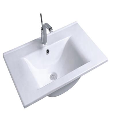 China New modern stand above cabinet feather edge basin for sale