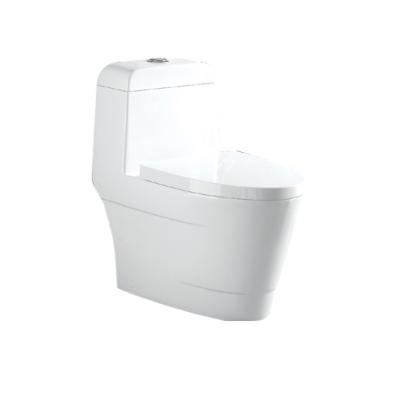 China Double-flow Tangshan Hot Sale Chinese Girl Sanitary Ware White Glazed One Piece Toilet for sale