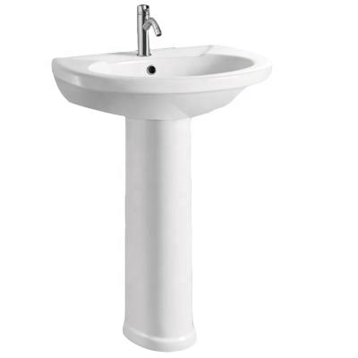 China Modern Bathroom Sanitary Ware Ceramic Wall-hung Basin For Saudi Market In China for sale