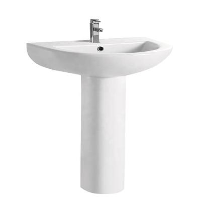 China Modern Bathroom Sanitary Ware Ceramic Wall-hung Basin For Saudi Market In China for sale