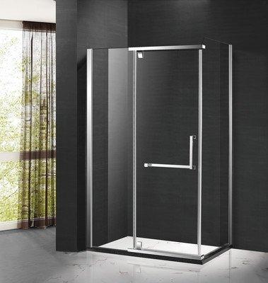 China Modern OEM Fiberglass and ABS Doors Toilet Frame Bathroom Corner Bathroom Shower Enclosure Luxury Aluminum Glass Room Door for sale