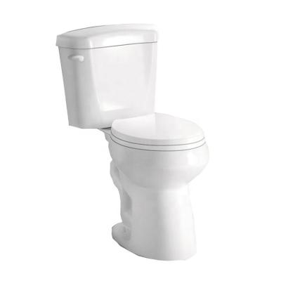 China Two-piece Double-flow Siphonic strap 305mm Rough-in toilet in Tangshan china for sale