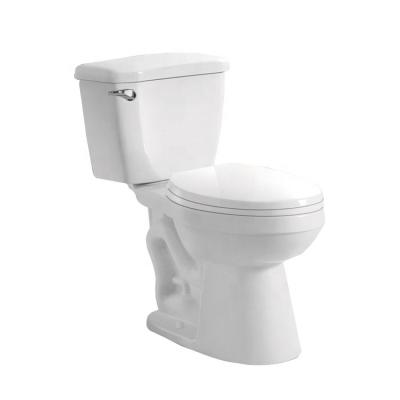 China Cheap Double-Flow Siphonic Two-piece Strap 305mm Rough-in Toilet In Tangshan China for sale