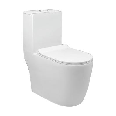 China Double-Flow Portable High Quality Single Piece Ceramic Toilet Sanitary Ware In China for sale