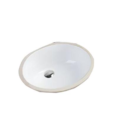 China Modern White Ceramic Premium Porcelain Hand Painted Shell Shape Under Counter Basin for sale