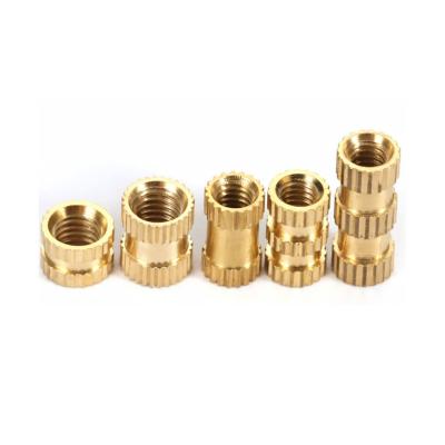 China Heavy Industry China Manufacturer Round Threaded Brass Insert CNC Nuts Blind Nut 8mm Thread Nut M3 M4 M6 M8 M10 42mm Knurled Brass Insert Nut for sale