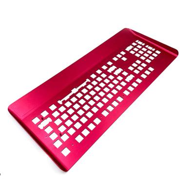 China Electronic CNC Machining Parts CNC Stamping Machining Parts, Custom 100%/80%/60% Brass Aluminum Mechanical Keypad Keyboard CNC Case for sale