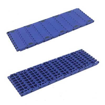 China Conveying line factory supply H1000 flat surface plastic pom belt straight running modular hardware conveyor modular belts for sale