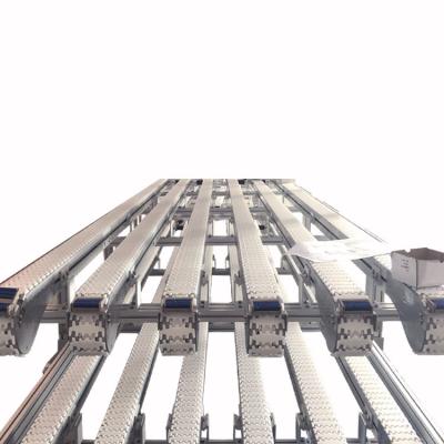 China Manufacturer Fire Resistant Standard ALUMINUM Frame Link Chain Flexible Plastic Conveyor Design for sale