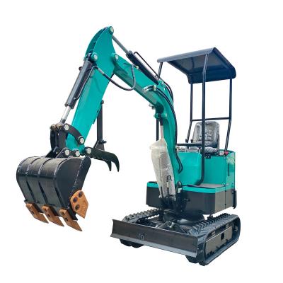 China Hotels Mini Digger 1000kg Mini Excavator 1 Ton Mini Excavator Prices Low Price With Attachment for sale