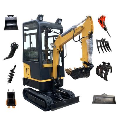 China Chinese Hotels High Cost Performance 1ton Mini Excavator Mini Digger Crawler Excavator For Sale for sale