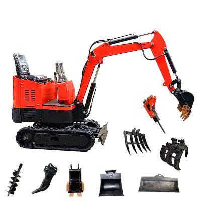 China Cube Hotels 0.025 Buckets 1.0 Ton Hydraulic Excavator Mini Excavator Small Digger For Sale for sale