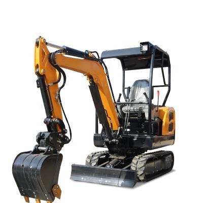 China Hotels 2tons Mini Excavator Small Excavator Crawler With 0.06cbm Bucket Attachment for sale