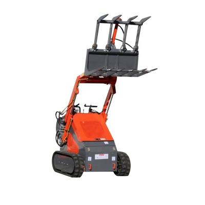 China Farms 23hp Cheap Price Hydraulic Mini Skid Steer Wheel Loader With Functional Attachments for sale