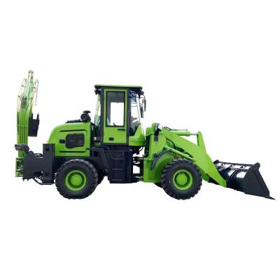 China Construction worksÂ   China New Technology Production 4 Wheel Drive Backhoe And Loader for sale