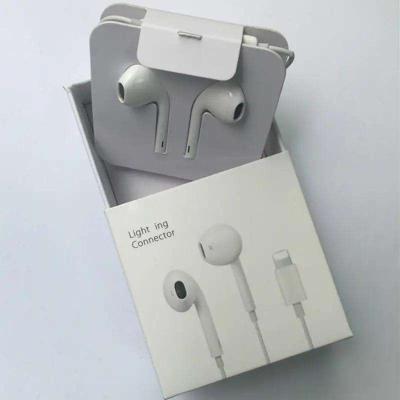 China Sustainable US LA Warehouse 1:1 Original Top Sounds Lighting Earphones Ear For iPhone14/13/12/11/X/XR/XS/8/7/6 Pods for sale