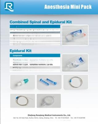 Chine L'instrument d'injection doit être équipé d'une trousse d'anesthésie à usage unique à vendre
