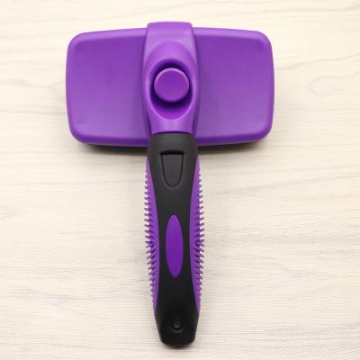 China Popular Viable Pet Grooming Tool Cat Comb Dog Teddy Golden Retriever Combing Glove Hair Removal Comb Brush for sale