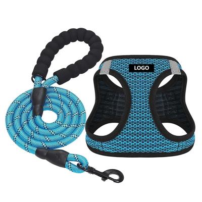 China Arnes De Perro Custom Dog Harness Stocked Climbing Rope No Leash And Pull Vest Reflective Breathable Harnesses for sale