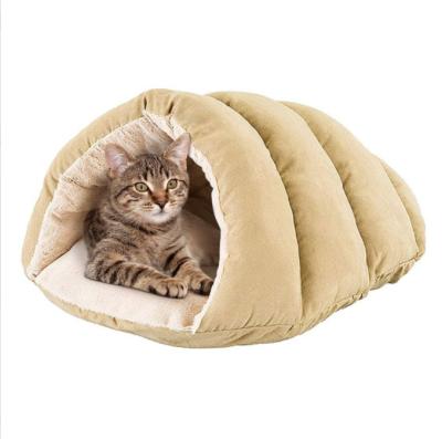 China Sustainable Pet Bed Provides Comfortable Washable Durable Pets Sleep Zone Cuddle Cave Bed Cat Beds for sale