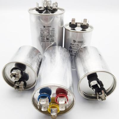 China Air Conditioner Compressor Start Capacitor AC Motor Capacitor With UL Certification Cbb65 Start Capacitors for sale