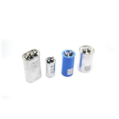 China Air Conditioner Compressor Start Capacitor Round AC Motor Capacitor 450V Aluminum Film Capacitors Cbb65 for sale