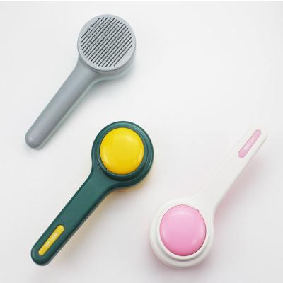 China Manufacturer High Quality Pet Grooming Products Popular Stocked Pet Self Cleaning Comb Pet Cleaning Brush for sale