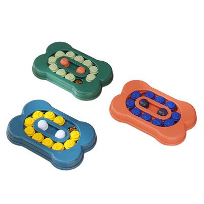 China Stocked Wholesale Dog Toys Slow Driver Puzzle Pet Toys Pet Shop Supplier Amazon Hot-selling Plastic Dog Toys for sale