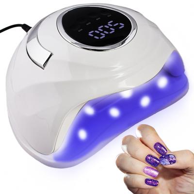 China Dropshipping 168W LED Nail Gel Polish Dryer LED Nail Lamp UV Powerful Fast Cure Nail UV Lamp For Nail Beauty Salon for sale