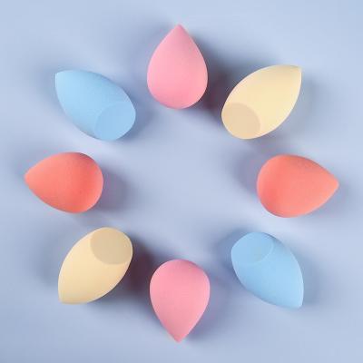 China Dropshipping 8 Pcs Eco-friendly Makeup Sponge Set Foundation Beauty Blending Sponge For Liquid Cream And Powders Multi Colored Makeup Sponges for sale