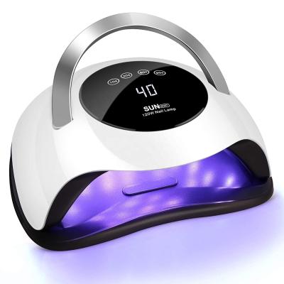 China Professional Nail Art Tools LED Nail Art Beauty Lamp 120W Nail Gel Light UV Quick Dry Nail Dryer UV for Toenail and Toenail Polish Curing Lamp for sale