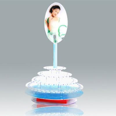 China Acrylic Floor or Customized Standing LED Display Acrylic Toothbrush Holder Plexiglass 5 Tiers Toothpaste Display Rack for sale