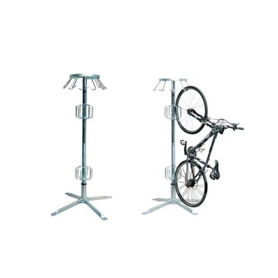 China Display Flooring 3 Layer Metal Bike Floor Display Stand Bike Metal Showcase From China for sale