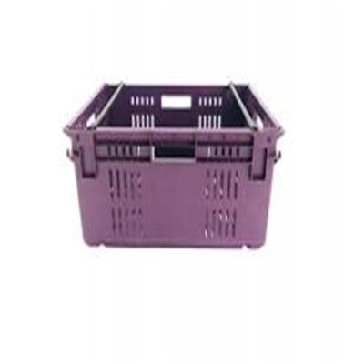 China Heavy Duty Construction Euro Mesh Crates Offer Stable Stacking Empty Plastic Crate Or Box For Fruits And Vegetables for sale