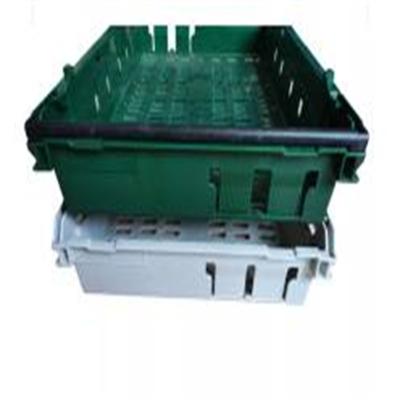 China Plastic Mesh Cheap PP Rectangular Plastic Storage Baskets Plastic Fruit Vegetable Crates for sale