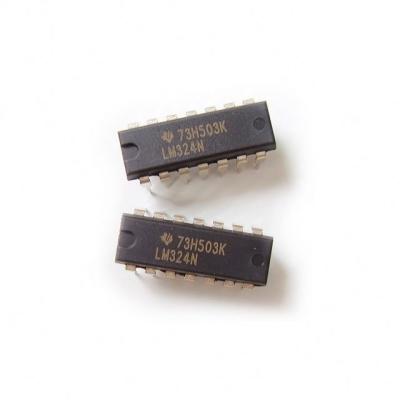 China Lm324n Dip14 IC Price G4 Circuit Integrated Amp Quad GP 16v 32v 14 Op Pin Pdip Lm324 LM324N for sale