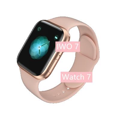 China Smart watch iwo 7 smart watch 7 series 7 smart watch series 7 clone models reloj newcomers watch 2021 MP3 playback latest pro for sale