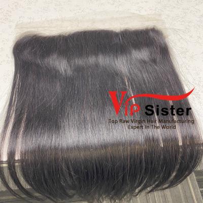 China No Tangle 100% Pure Virgin No Shed Peruvian Human Hair 10a Straight Raw Virgin Human Hair 20 Inch 13*4 Lace Headband for sale