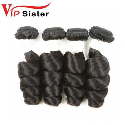 China Straight Indian Raw Virgin Hair Extensions Loose Wave Human Hair Weft Bundles for sale