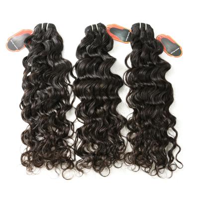 China New Indian Hair 100 Wave Wave Indian Hair 100 Bundle Unprocessed Super Popular Peruvian Raw Indian Hair 100 Bundle for sale