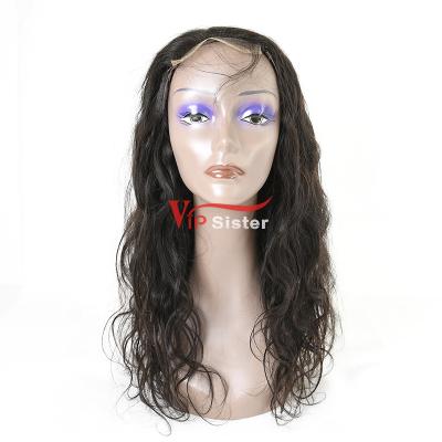 China 100% Virgin Hair Bundles Vipsister 4*4 Cuticle Aligned Brazilian Lace Closure Wig, 12